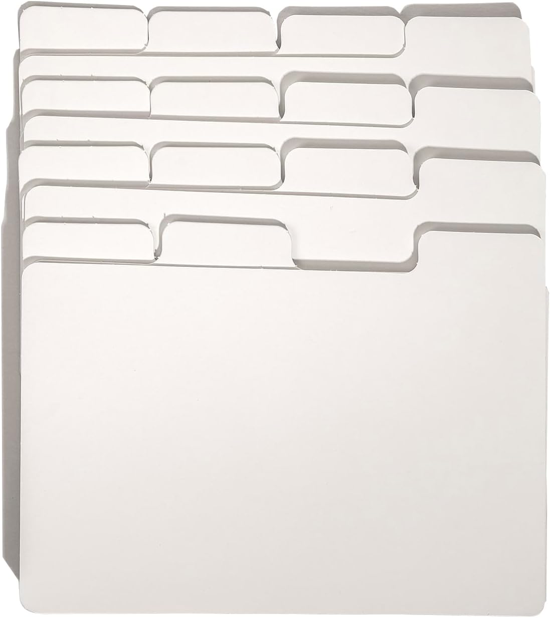 Lukeline Greeting Card Organizer Index Card Dividers,Blank Index Cards Guide,15 Per Set