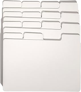 Lukeline Greeting Card Organizer Index Card Dividers,Blank Index Cards Guide,15 Per Set