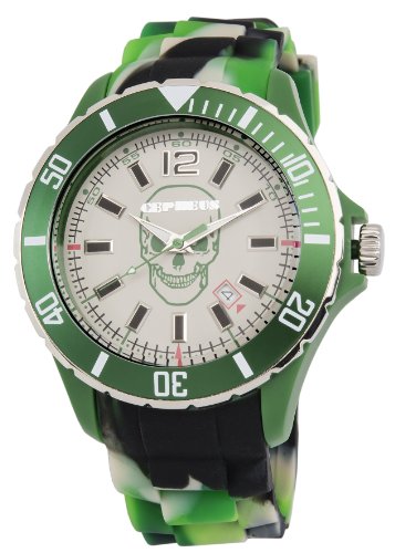 Preisvergleich Produktbild CEPHEUS Unisex-Armbanduhr Army Analog Quarz Silikon CPX01-090