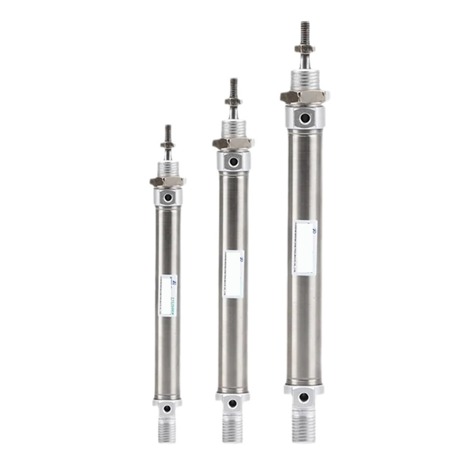 Cilindro neumático mini DSN16 de acero inoxidable redondo tipo ISO