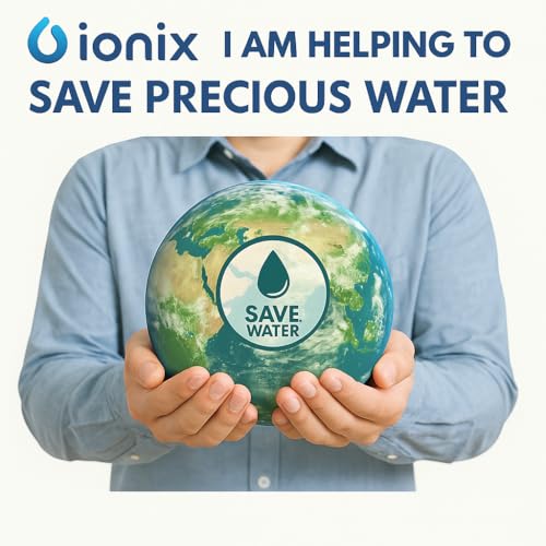 Image of IONIX RO Waste Water Storage Tank 18L - Wall-Mountable, Food-Grade HDPE Plastic, Translucent Design, Easy to Connect with All Ro purifiers /Air Conditioners /Other Sources