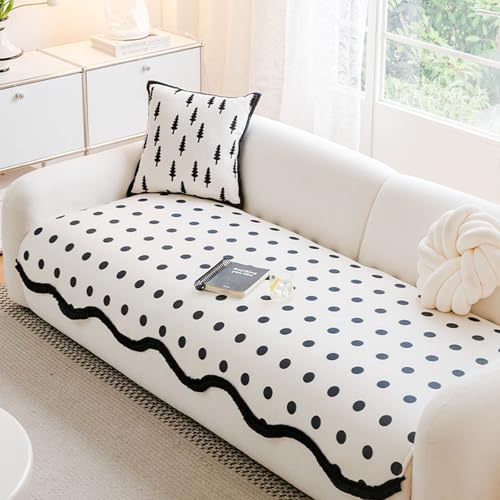 Housse de canapé 1 place en chenille pour protéger vos fauteuils et lits