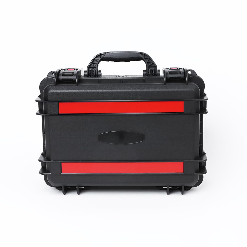 Funda rígida impermeable de 18 pulgadas con inserto de espuma personalizable de 18 x 13 x 8 pulgadas (negro)