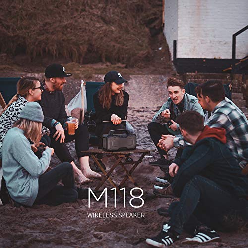 Bluetooth Speaker, BUGANI M118 Portable Bluetooth Speakers, 50W Louder Volume and Enhanced Bass,Wireless Bluetooth Speakers 5.0. Power Bank.Suitable for Party,Outdoor Bluetooth Speaker