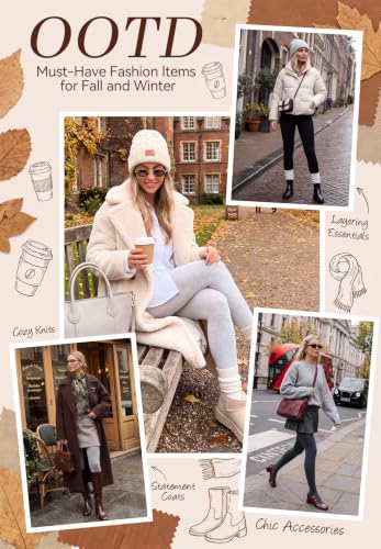 Image of Zando Fleece Lined Leggings Women High Waisted Winter Warm Thermal Tights | Windproof Warmth, high waist tummy control, lifts hips, no digging in, non-see-through, smooth seams, soft comfort.