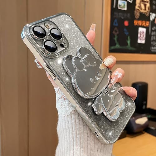 Coque iPhone 15 Plus dessin animé vert pour regarder vos vidéos partout
