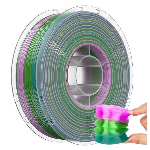 95A TPU Filament,Rainbow Soft TPU Flexible 3D Printer Filament,Multicolor Filament 1.75mm,1kg Spool,Fit Most FDM Printer（Blue+Green+Pink）