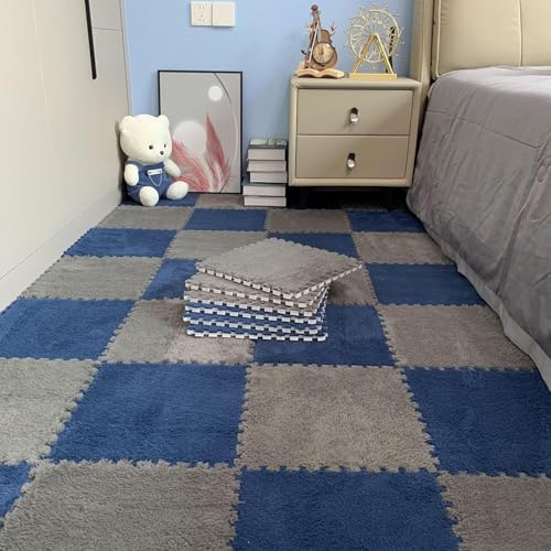 MekUk 30 �t�H�[���C���^�[���b�L���O�^�C���A�X�N�G�A�p�C���J�[�y�b�g�A�m���X���b�v�p�b�`���[�N�A�C���^�[���b�L���O(Navy+Gray)