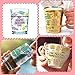 9Sheets UV DTF Cup Wrap - Mental Theme Transfers for 16oz Glass Cups - Waterproof Rub On Decals for Crafts & Vintage Designs