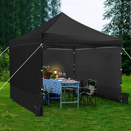 Yaheetech YT-00092595 10X10 Pop Up Commercial Canopy Tent With 4 Removable Sidewalls thumb #1
