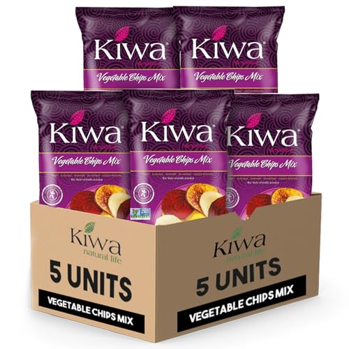 Kiwa - Vegetable Chips Mix Variety Pack - 2.25oz Bags (5 Count)