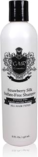 Strawberry Silk Shampoo - Sulfate-Free Shampoo, Keratin & Silk Protein Enriched, Softening Hair Shampoo for All Hair Types, Intense Moisture, Sweet Strawberry Scent