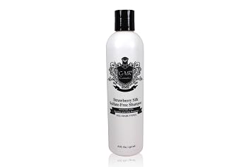 Strawberry Silk Shampoo - Sulfate-Free Shampoo, Keratin & Silk Protein Enriched, Softening Hair Shampoo for All Hair Types, Intense Moisture, Sweet Strawberry Scent