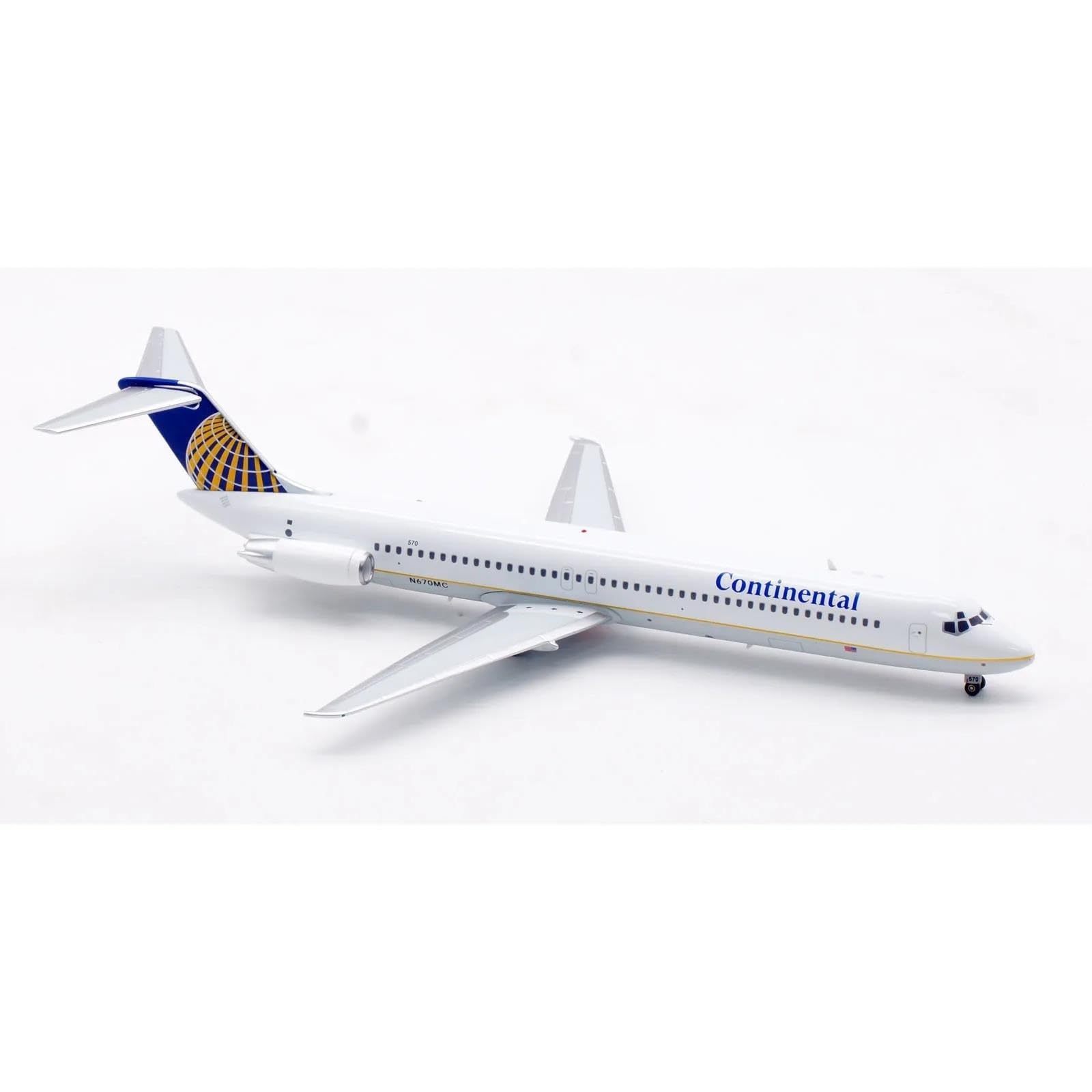 Model samolotu metalowy Model samolotu 1:200 dla CONTINENT McDONNELL Douglas DC-9-51 odlewany model samolotu odrzutowy Model kolekcjonerski zestaw skala Model samolotu