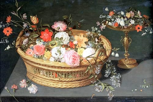 Cuadro de lienzo para paredes vacías con flores de Jan Brueghel el Viejo
