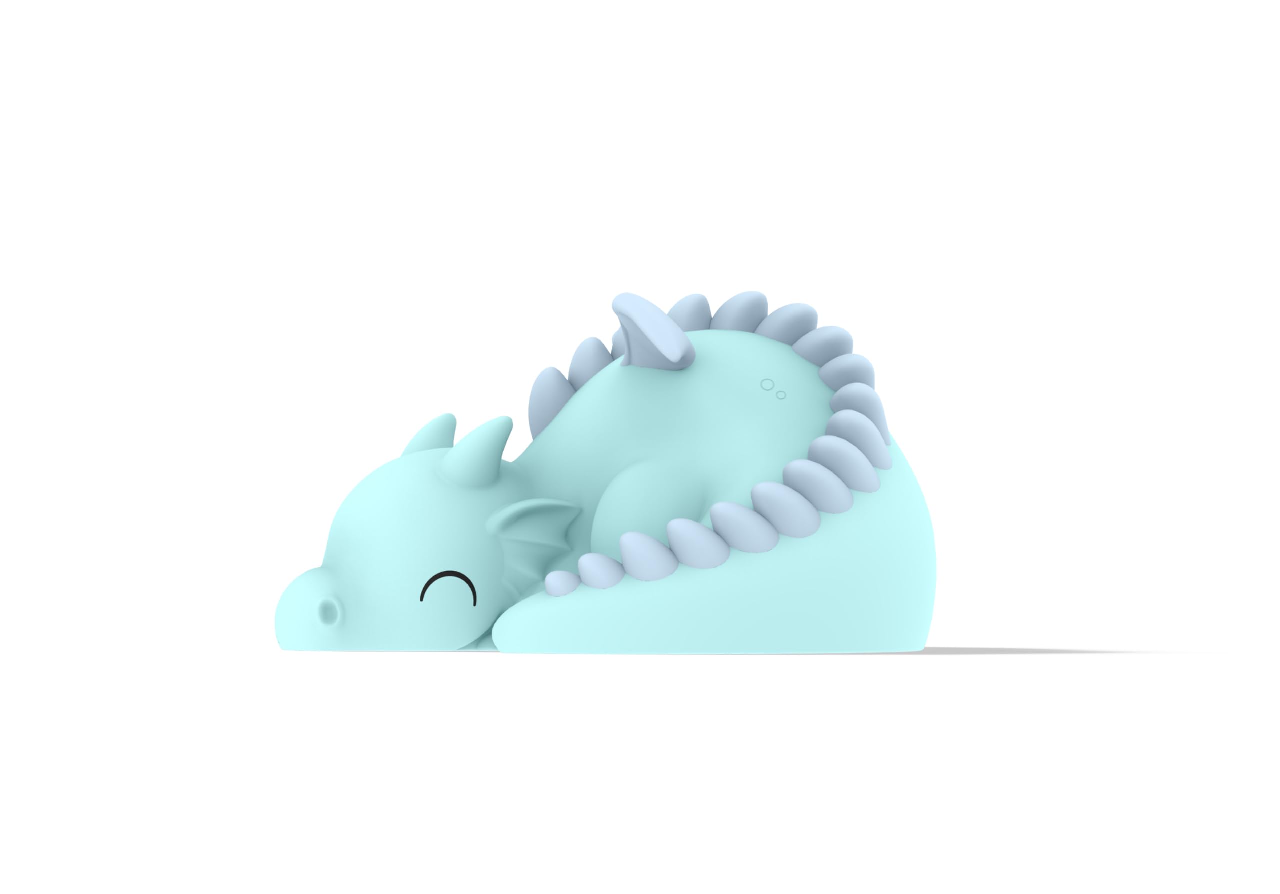 DHINK - Luce notturna ricaricabile LED Dragon - Lampada notturna in silicone per cameretta dei bambini e dei bambini - Lampada da comodino per bambini - Regalo per nascita
