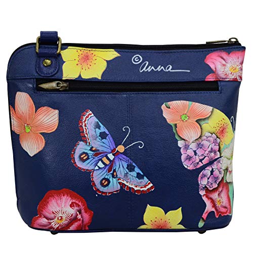 Anna by Anuschka Crossbody Organizer Bag - Genuine Leather2