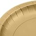 Jubilee 7-Inch Paper Plates, 40 Count, Gold