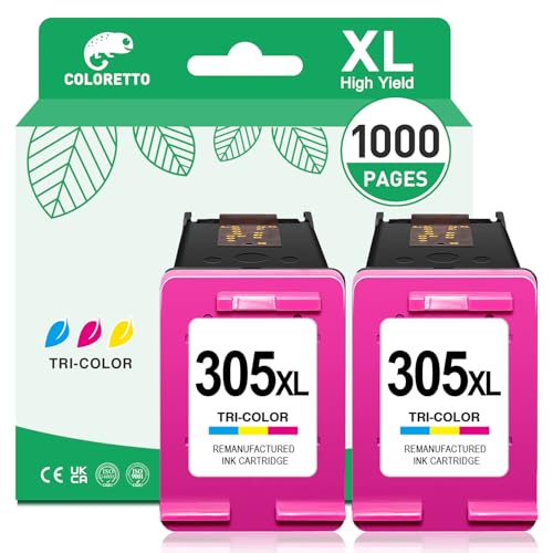 Cartouche HP 305 XL couleur pour imprimer les dossiers scolaires à la maison