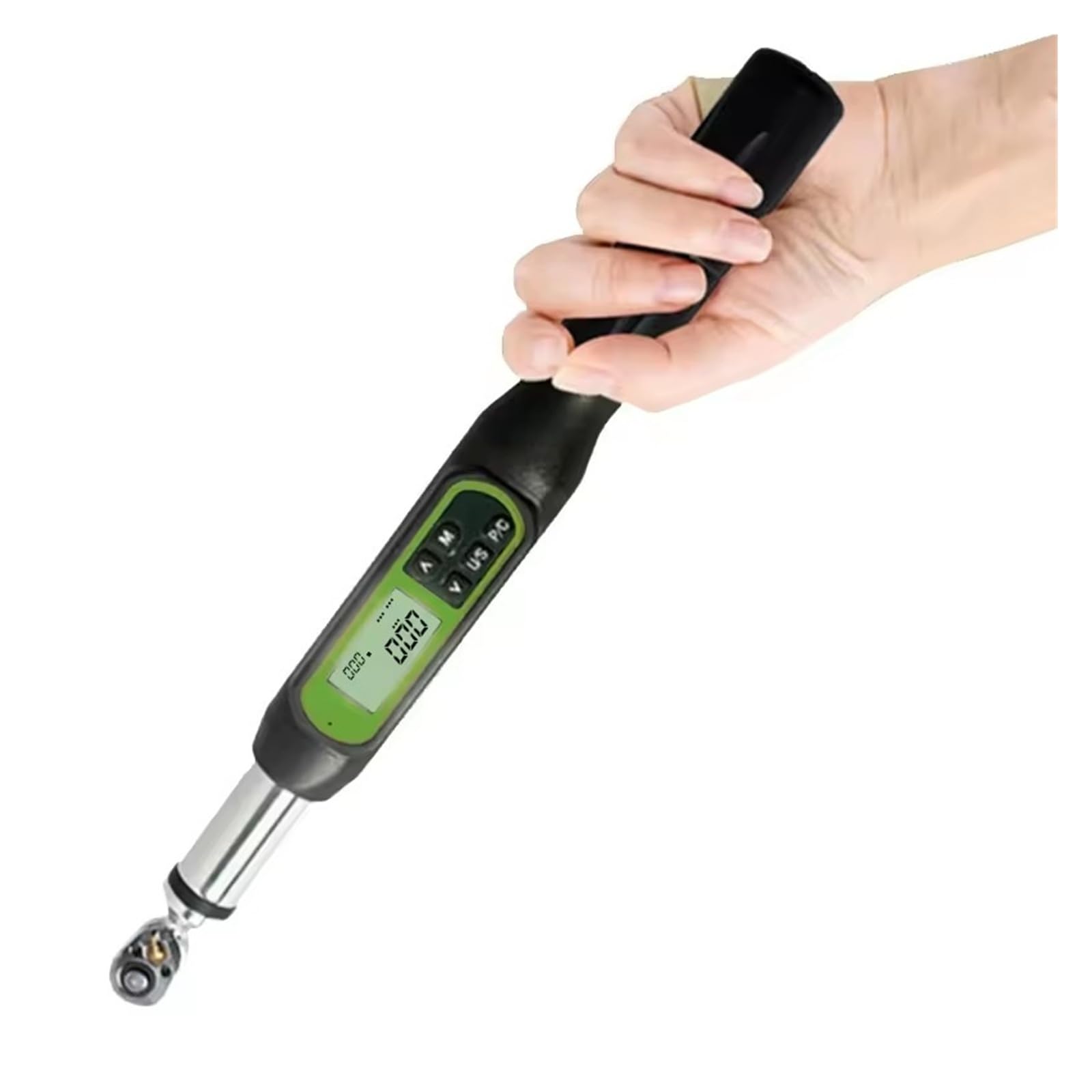 Digitaler Drehmomentschlüssel, Voreingestellter digitaler Drehmomentschlüssel mit großem Bildschirm und Summer, 2% Genauigkeit, Fahrrad-Handreparaturwerkzeuge