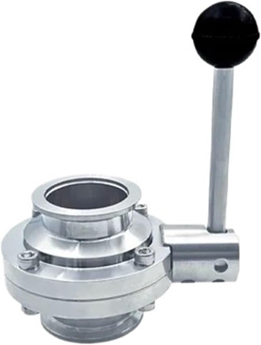 KF 16 25 40 50 Butterfly Valve Stainless Steel Vacuum Plumbing Flow Control Brew(KF16)