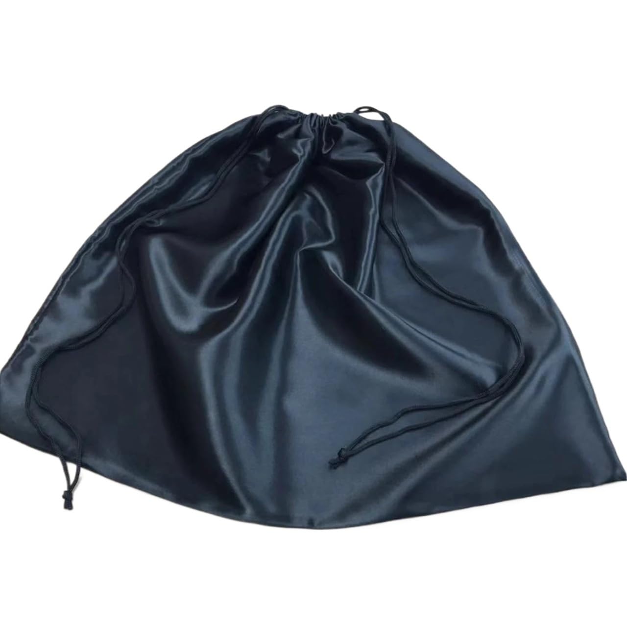 Handbag Dust Bag 3pc Storage Bag Dust Bundle Drawstring Protection Silk Satin Cloth(Black 60x50cm)