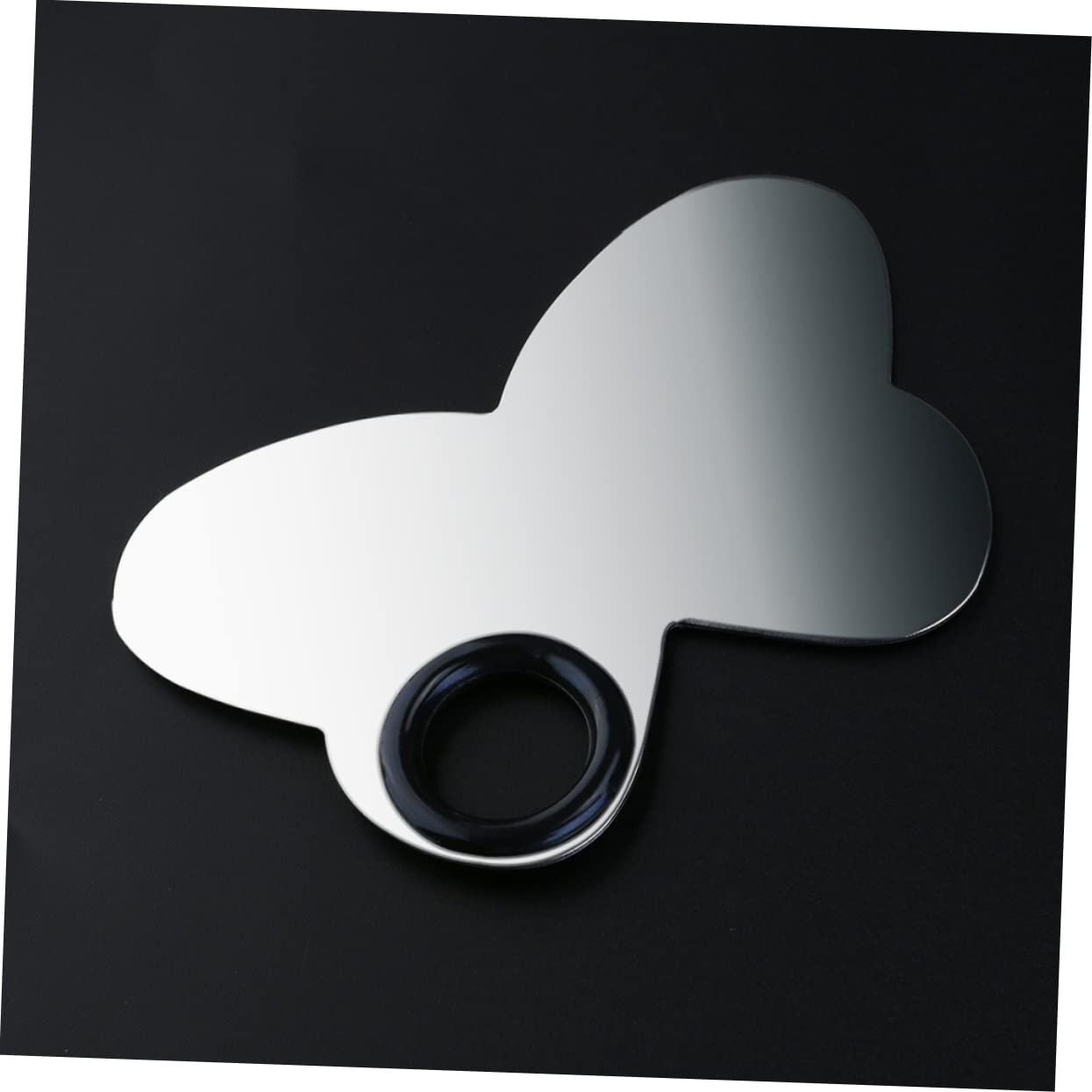 PLAFOPE 2pcs Shape Manicure Spatula Shape Makeup Palette Nail-Art Manicure Artist Tool Eyelash Extension Glue Plate Makeup Mixing Plate Makeup Foundation Mixing Plate Nail-Art Palette