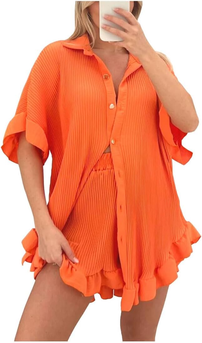 Ord Sets Shirt And Cycling Short Set Women's Ribbed Cycling Shorts