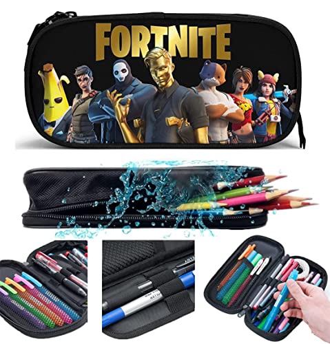 フォートナイト バトルロイヤル ペンケース 鉛筆のサック 文具収納 学用品収納 鉛筆ケース ペンケース かわいい 大容量 筆箱 ペン箱 収納バッグ 学生 子供 誕生日 入学ギフト グッズ 筆箱 皮革 文具収納 ポーチ ペンシルケース 化粧ポーチ ペンケース 軽量 多機能 大容量 男女兼用 通学 小学生 鉛筆ケース ペン袋