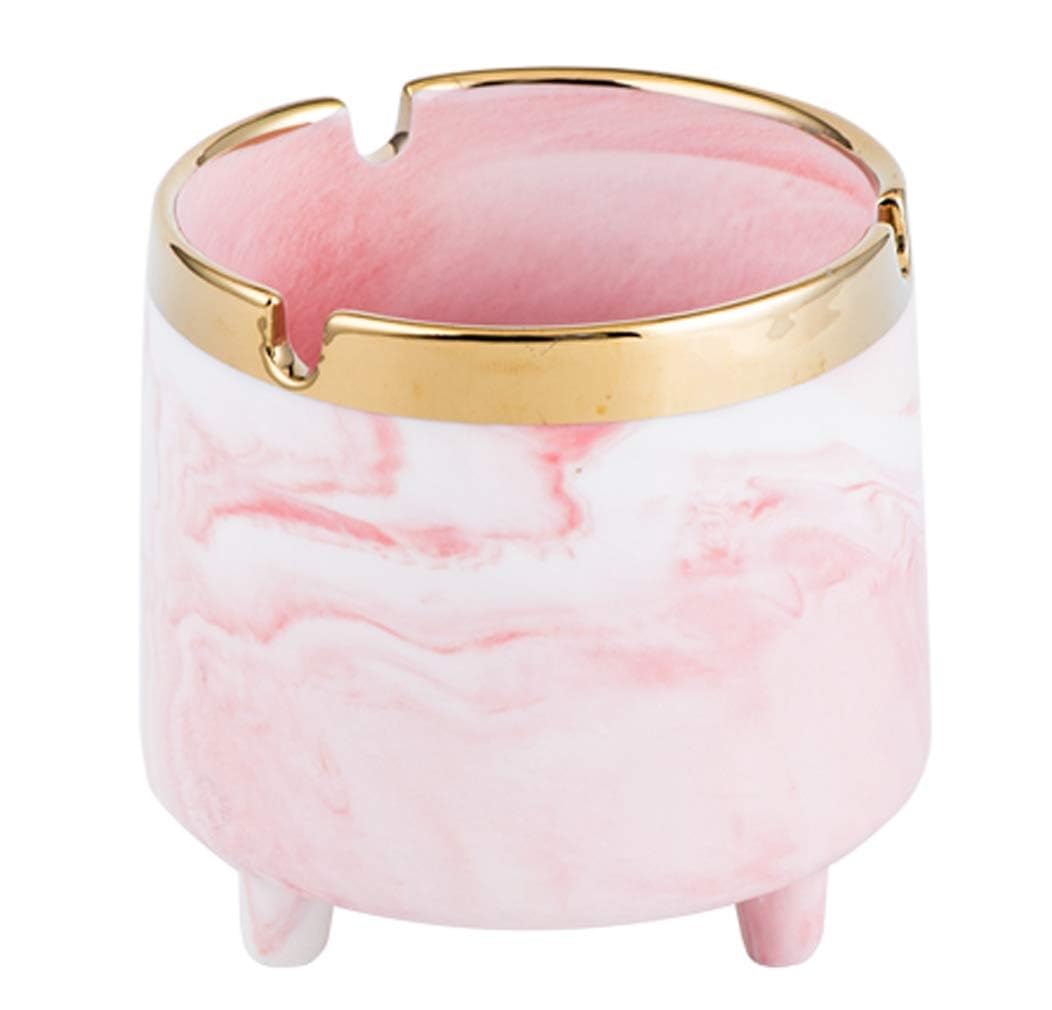 Windproof Ceramic Ashtray Cigar Modern Marble Ash Tray(#e)