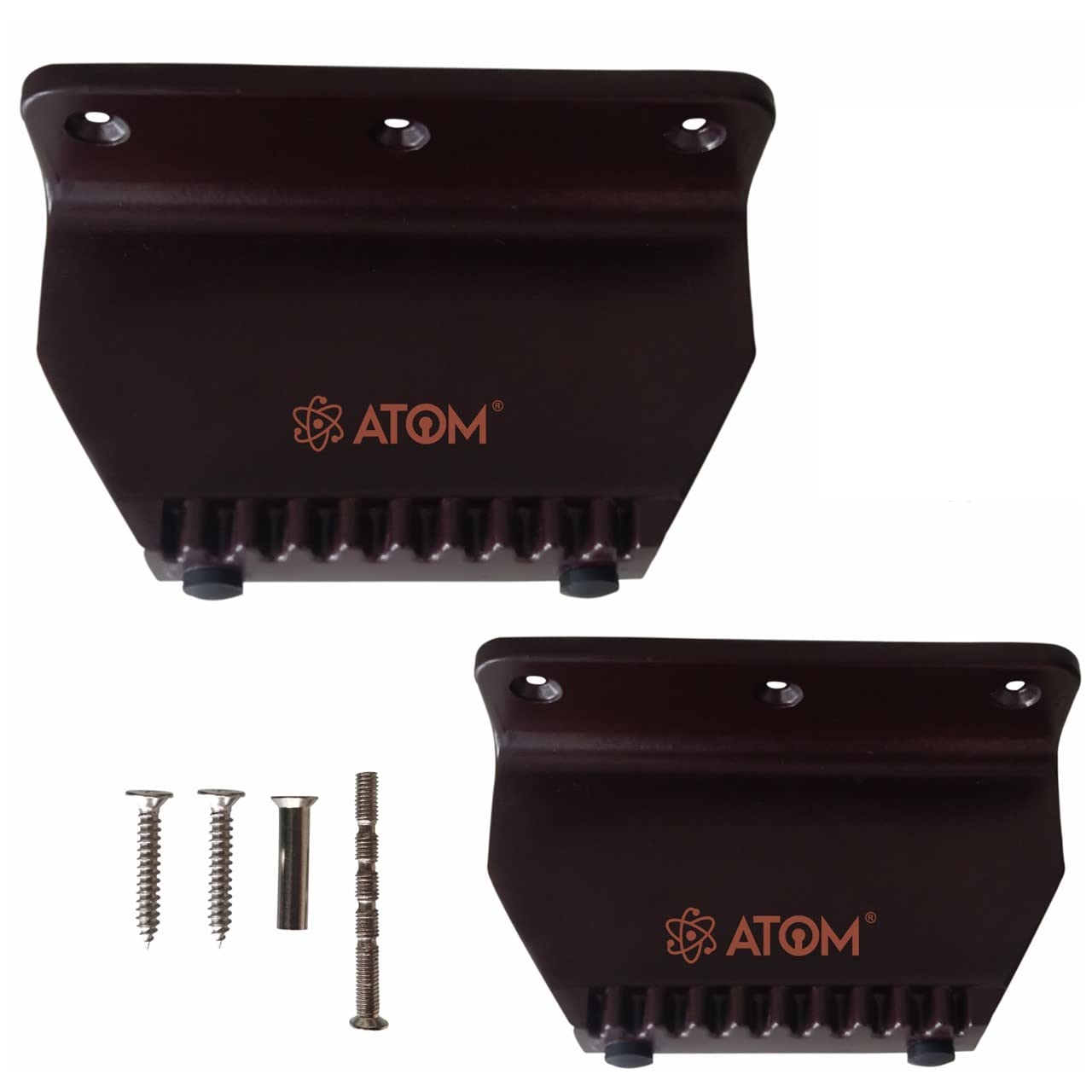Atom Foot Operated Door Opener, AD Aluminium Door Pedal for Contactless Handsfree Safety Access, Step and Pull Strong Door Opener (Brown Color), Pack of 1 — Amazon image 14