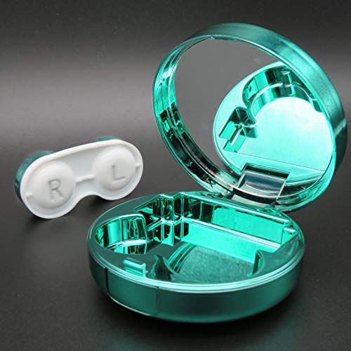image for Vastsoon Contact Lens Case, Cute Travel Size Eye Colored Contacts Lens