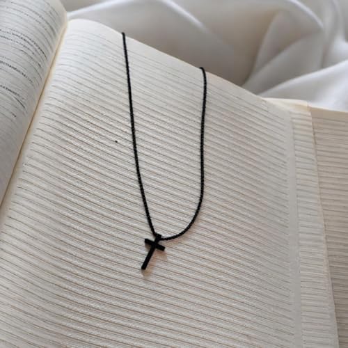 10-18 Years Old Birthday Gifts for Men, Black Cross Necklace Birthday Decorations Religious Christian Jewelry for Men, Son, Grandson, Nephew4