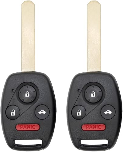 Llavero de entrada sin llave compatible con Honda Civic SI EX Acura Mdx 2006 2007 2008 2009 2010 2011 2012 2013 Control remoto llave de repuesto