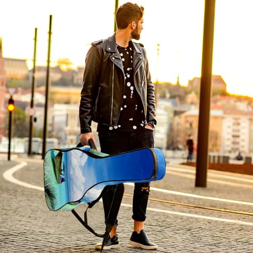 Housse de guitare en tissu Oxford épais rembourré avec boucle de suspension et sangle de cou Motif fleurs tropicales d’été, Multicolore., 42.9×16.9×4.7 in, Sac de transport tendance pour guitare - Les Beatles, Paul McCartney, John Lennon, RIngo Starr, George Harrison Housse de guitare en tissu Oxford épais rembourré avec boucle de suspension et sangle de cou Motif fleurs tropicales d'été, Multicolore., 42.9x16.9x4.7 in, Sac de transport tendance pour guitare – Image 7