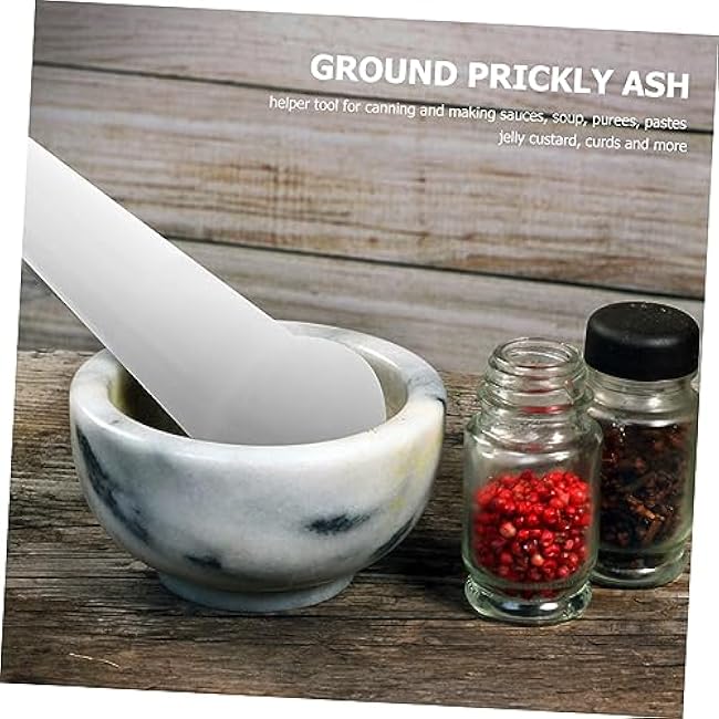 3pcs Manual Hand Porcelain Pestle 12cm Bowl Grinder for Spices Seasonings Baby Food Quality Material Easy to Use