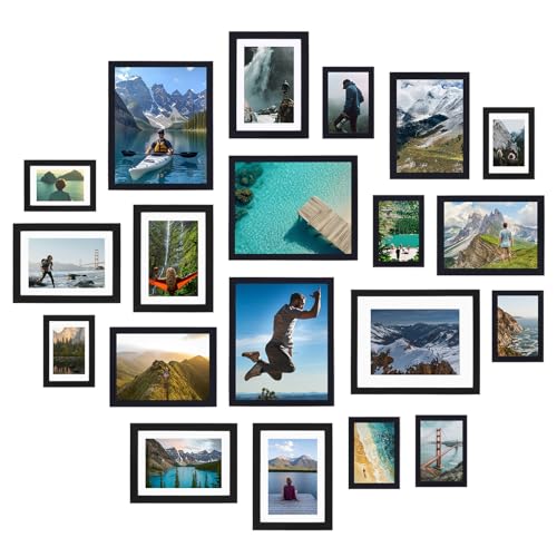 Fixwal 20-Pack Black Frame Set