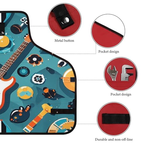 Delantal ajustable para hombres y mujeres RLDOBOFE miniatura 3