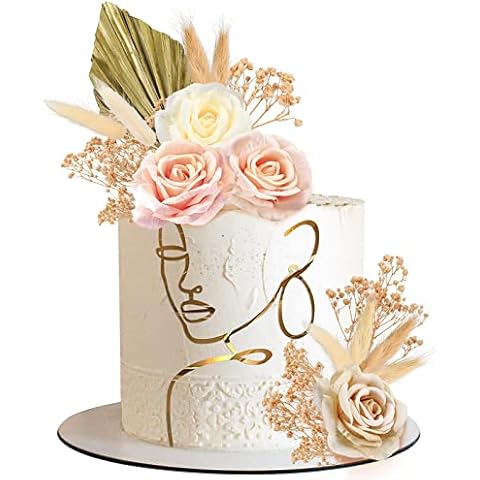 Sinmoe 21 Pcs Boho Cake Topper Set Cover