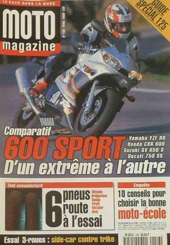 Moto Magazine - Comparatif 600 sport d'un extreme a l'autre - 156