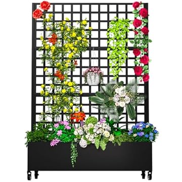 deck trellis for privacy
