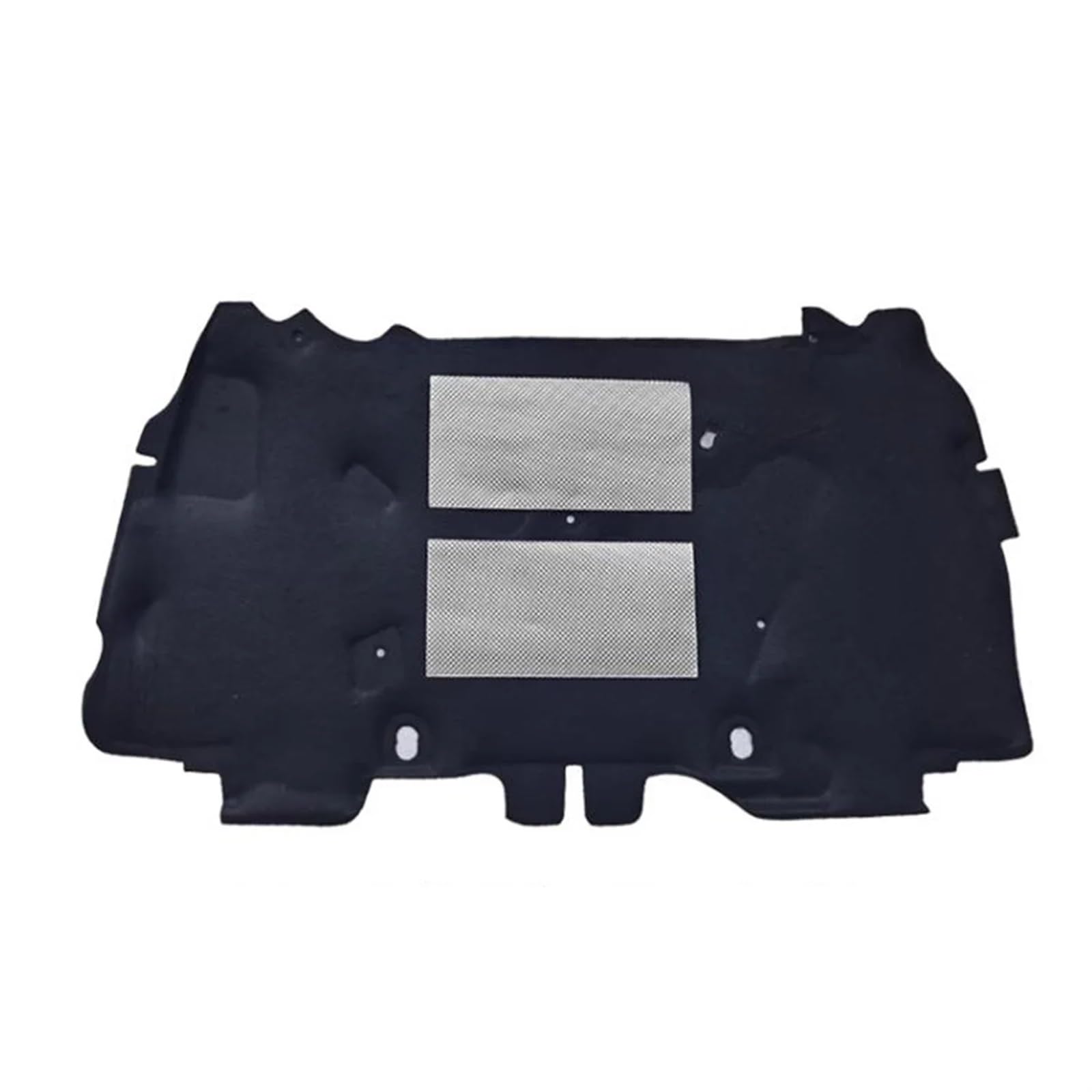 Cuscinetto isolante for cofano motore anteriore Calore acustico Tappetino fonoassorbente in cotone Schiuma ignifuga, for Jeep, Wrangler 2006-2017 Tappetino fonoassorbente(Double aluminum)