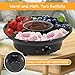 Fondue Pot Electric Set for Chocolate and Nacho Cheese, Chocolate Fondue Kit with Dipping Forks, Temperature Control, 9-ounce Detachable Bowl, Gift Set Date Night Idea Movie Night Game Night Gift Set