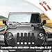 JWWY Hood Latches Decor Hood Hinge Cover Trim Fit for 2018-2026+ Jeep Wrangler JL JLU Sports Sahara Freedom Rubicon Unlimited Gladiator JT Exterior Accessories 4pcs Orange