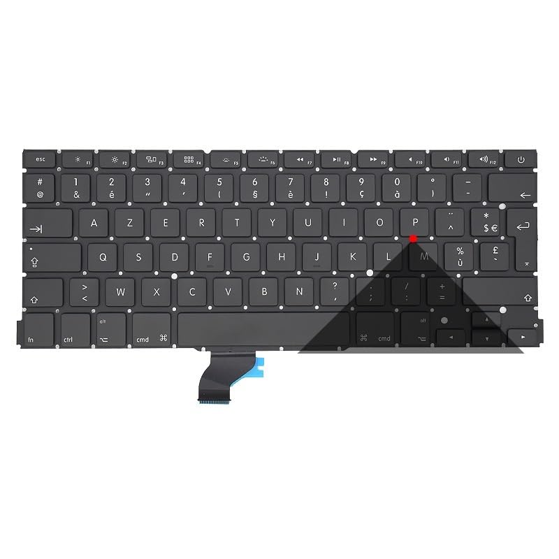 Clavier pour ordinateur portable A1502 français AZERTY MacBook Pro Retina 13 pouces 2014 2015