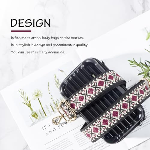 Image of Adjustable Handbag Strap Wide Purse Strap Replacement Shoulder Crossbody Bag Strap