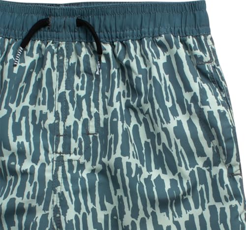 Image of Volcom Baby Boys Swim Set - 2 Piece Short Sleeve Swim Shirt Graphic Tees & Board Shorts - Infant Toddler Little Boys Swimsuit