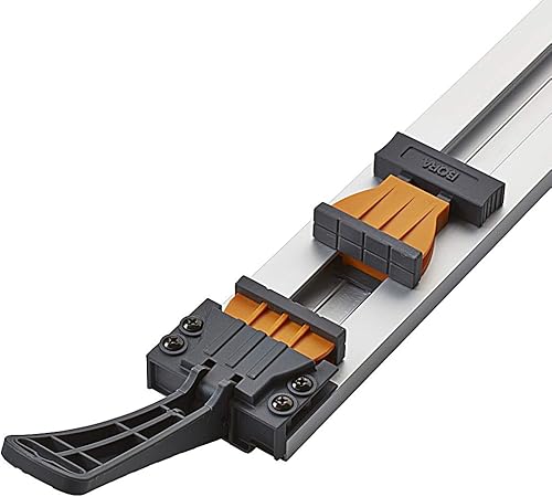 Miniatura 7 de Bora Guía de sierra de borde de abrazadera con reglas WTX de 100 pulgadas para carpintería, contratistas, carpinteros y bricolaje, guía para sierras