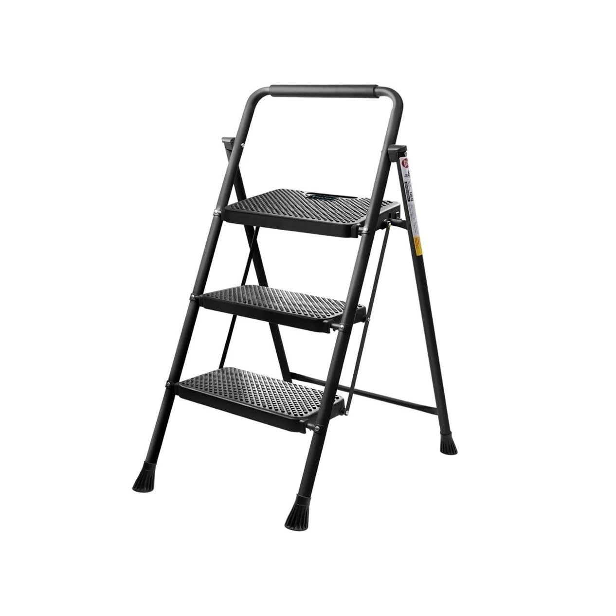 step ladder 3 Step Ladder Heavy Duty Foldable Stool, Portable Steel Folding for Household Garage Storage for warehouse
