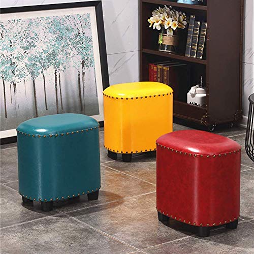 Maquillage commode canapé thé table basse rivets tabouret pouf rouge
